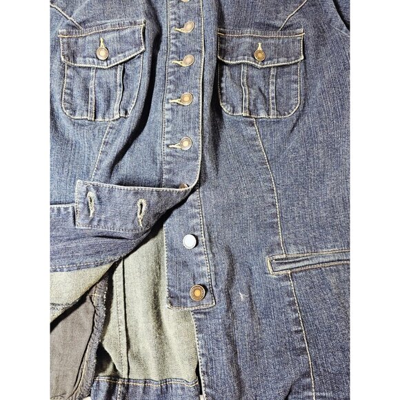 International Concets Plus Blue Denim Blazer - SZ 2X - Picture 5 of 8